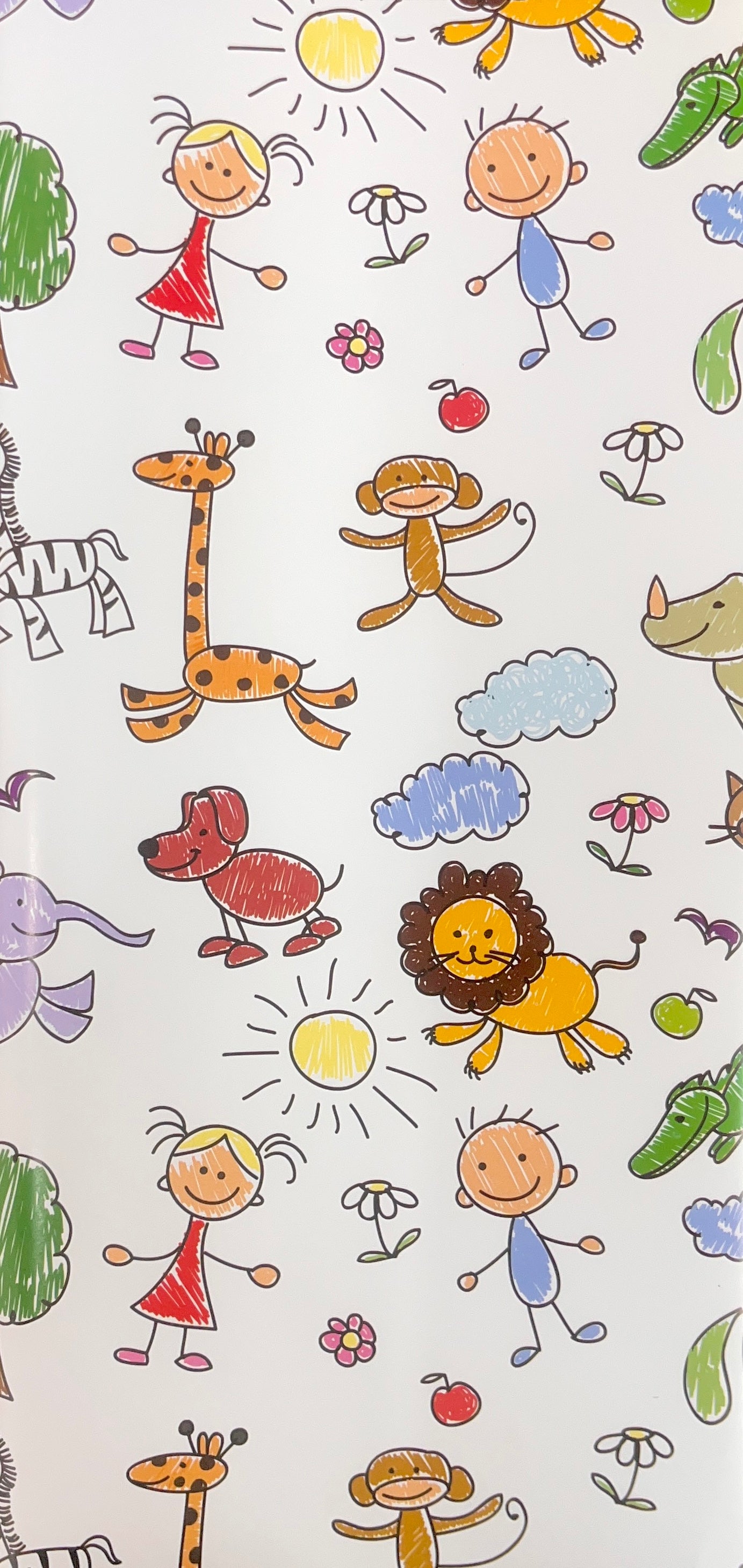 Doodling Print Gift Paper