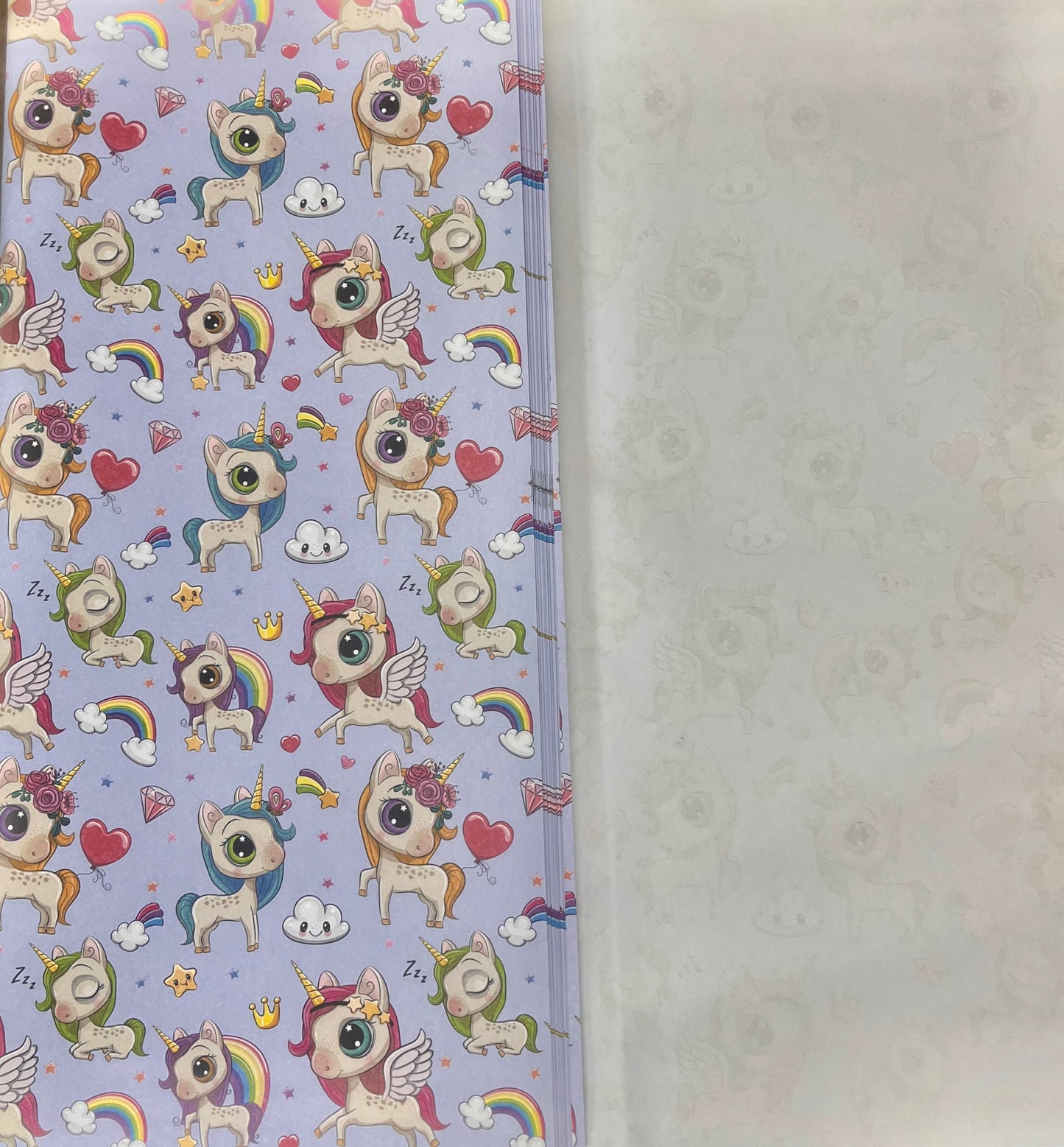 Unicorn Print Gift Wrapping Paper