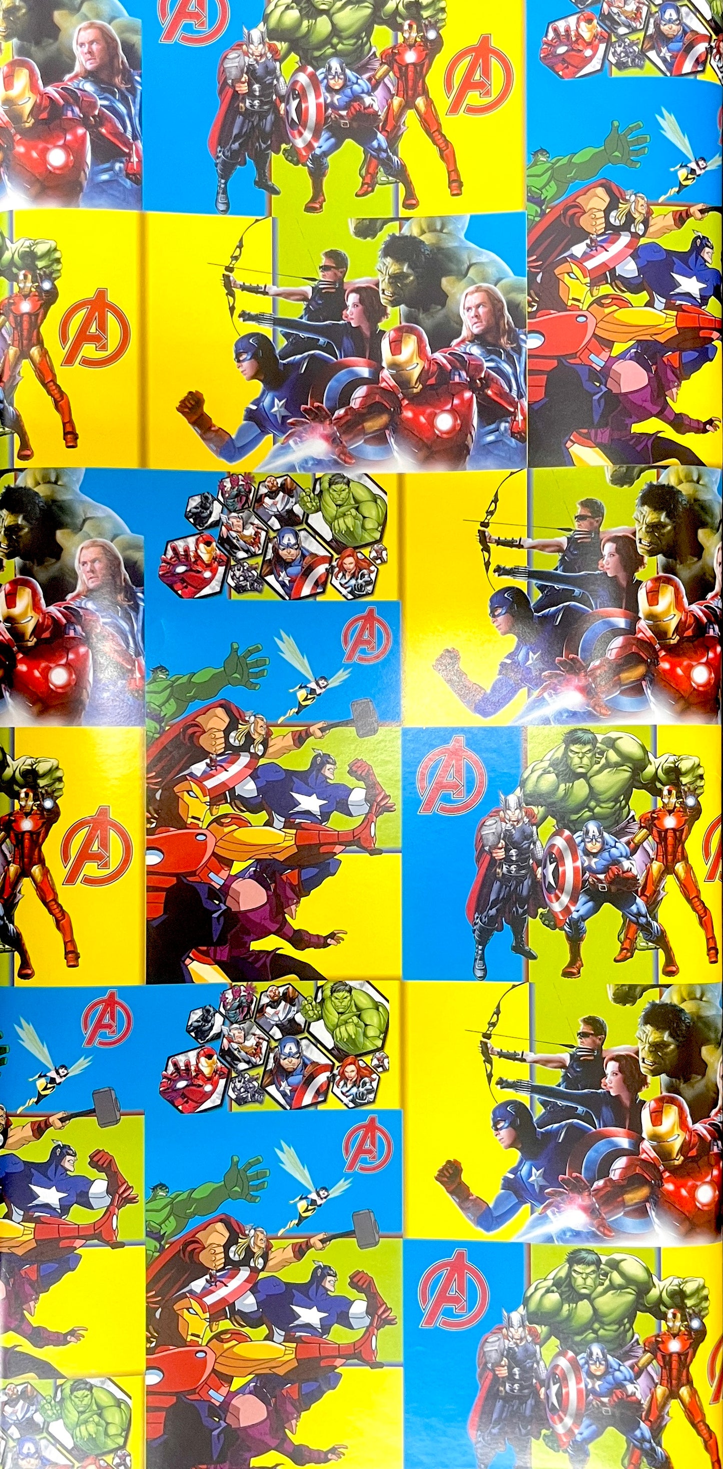 Avengers Themed Gift Wrapping Papers