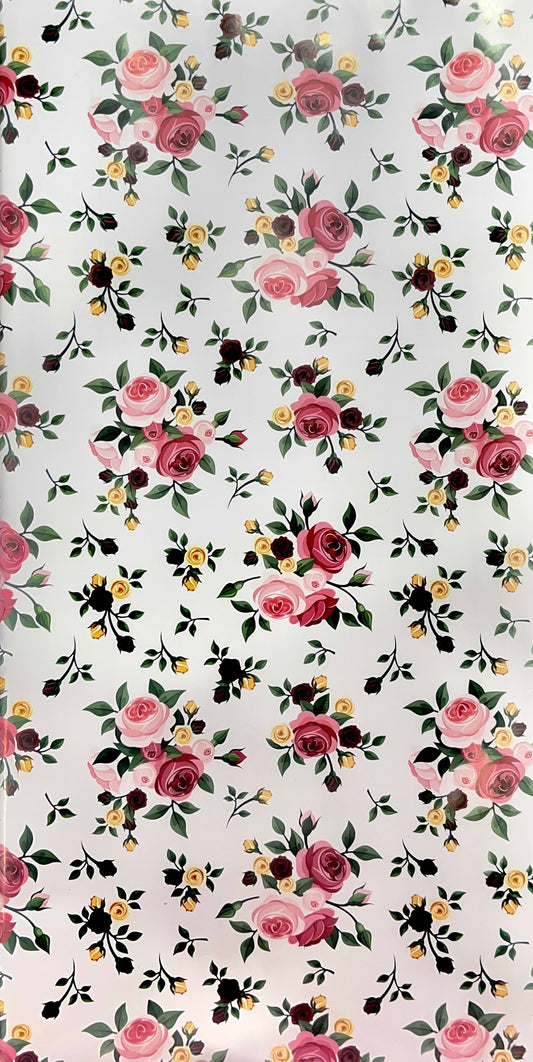 Floral Print Gift Wrapping Paper ( Pack of 25 )