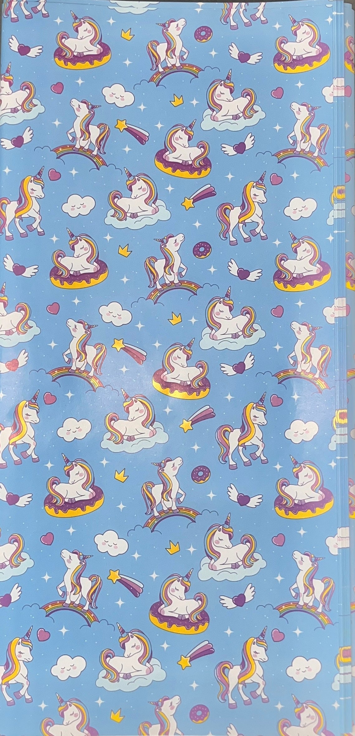 Unicorn Print Gift Wrapping Paper