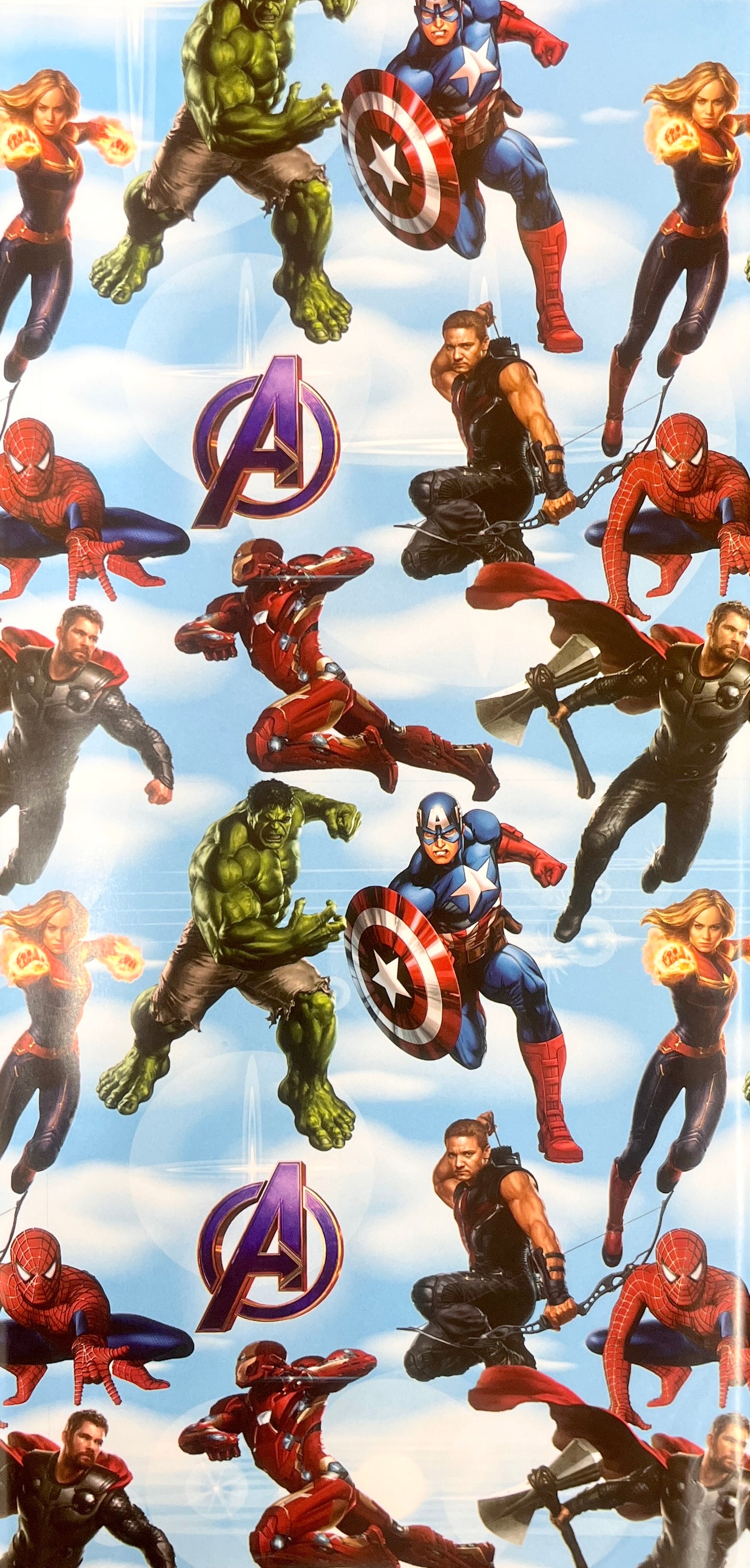 Avengers Themed Gift Wrapping Papers