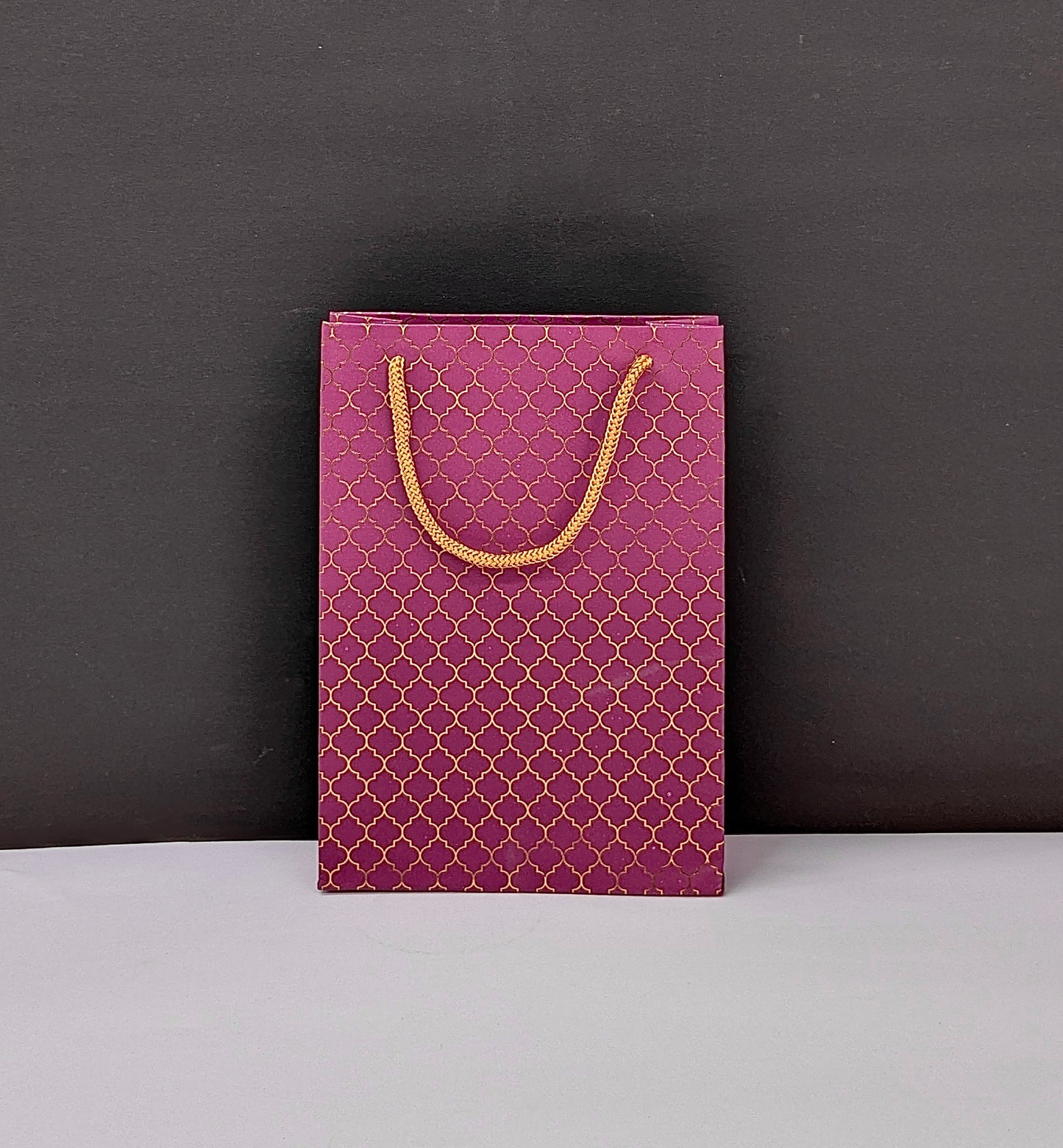 Golden Embossed Paper Bag